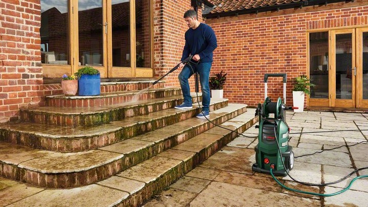 Productafbeelding Bosch Home & Garden AdvancedAquatak 150 incl. slanghaspel (Elektrische stroom)