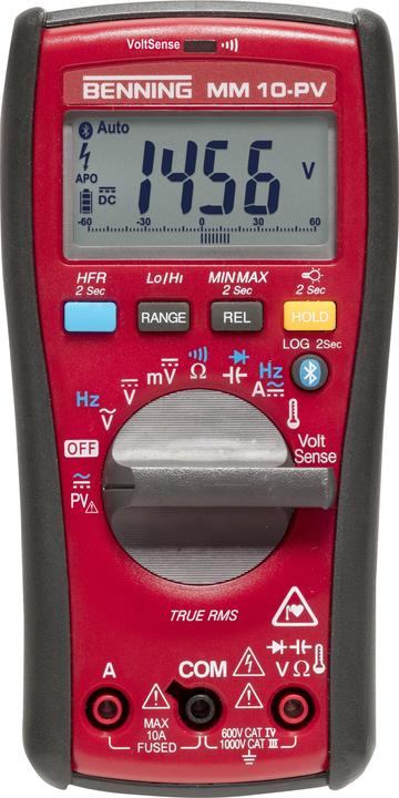 Produktbild Benning Hand Multimeter Digital MM 10 PV (CAT IV 600V)
