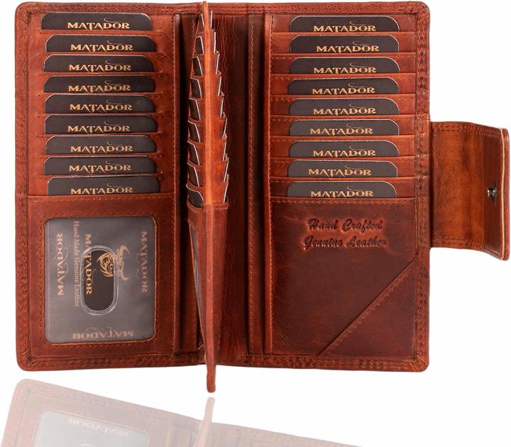 Produktbild Matador Geldbörse mit RFID Schutz und 36 Kartenfächer