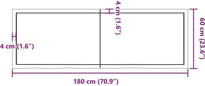 Immagine prodotto VidaXL Emerald (180 x 6 x 60 cm)