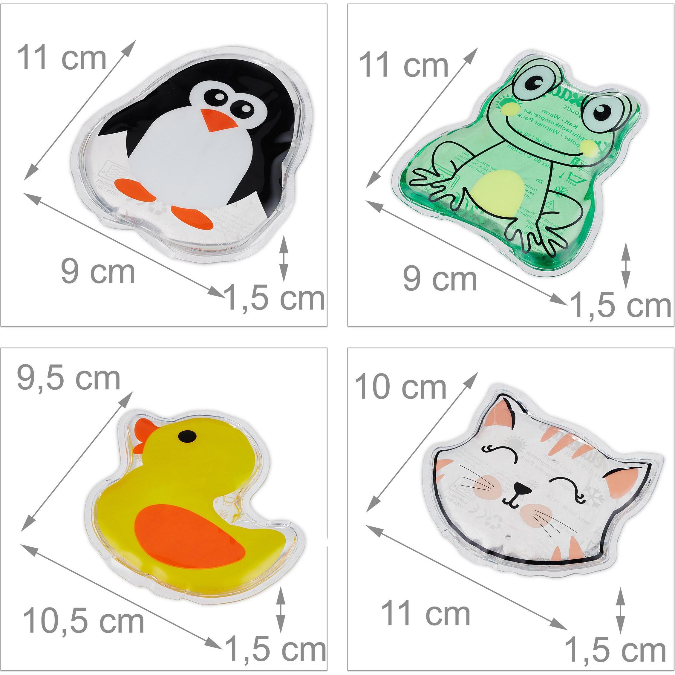 Thumbnail - Relaxdays, Muskelsalbe + Kühlpad, Kühlpad (4 x, 340 g)