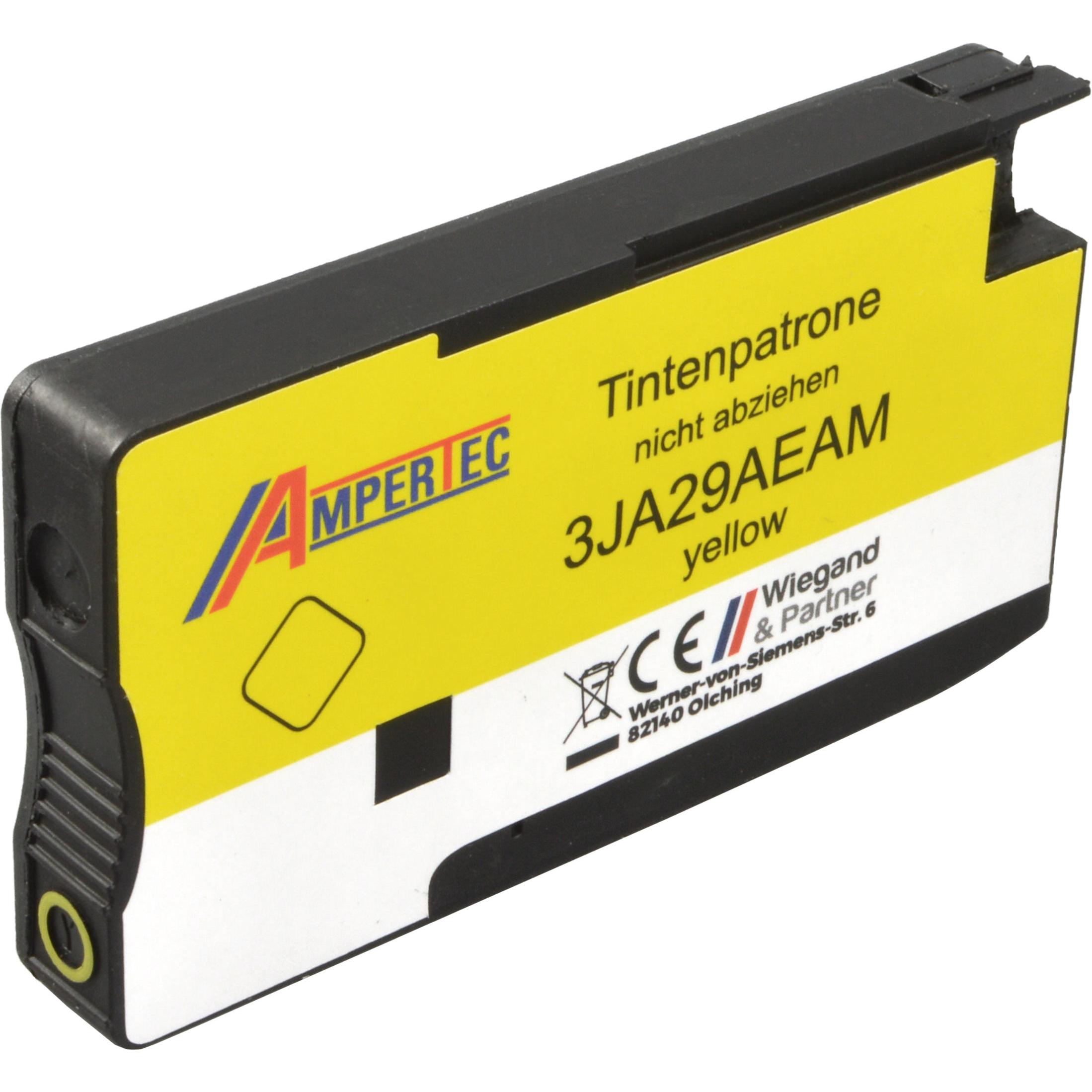Ampertec, Druckerpatrone, Tinte ersetzt HP 3JA29AE 963XL yellow (Y)