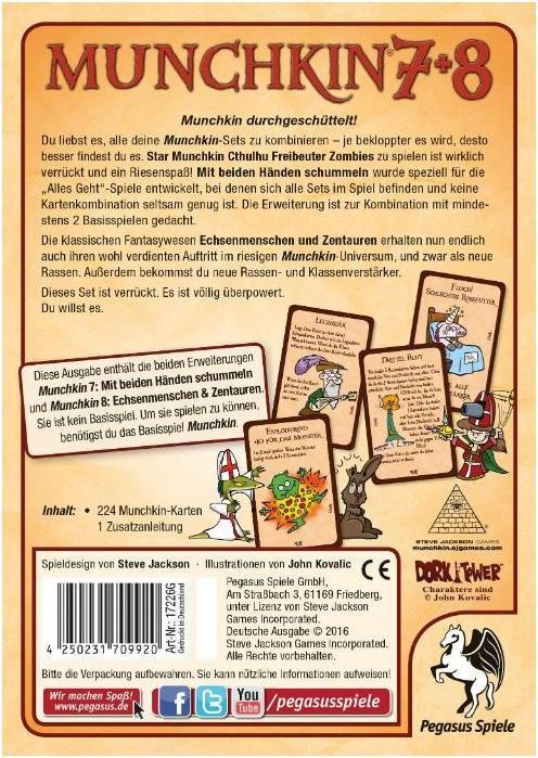 Actual product image Pegasus Munchkin 7+8 Expansion (German)