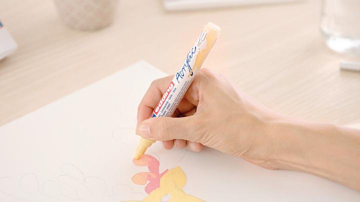 Produktbild Edding Acrylmarker 5100 Medium (Pastellgelb, 3 mm, 1 x)