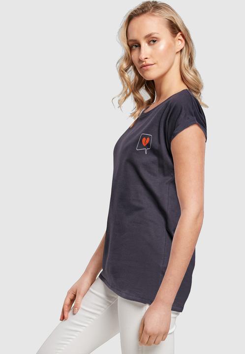 Produktbild Merchcode Ladies Heartbreak X Extended Shoulder Tee - 111573 (L)