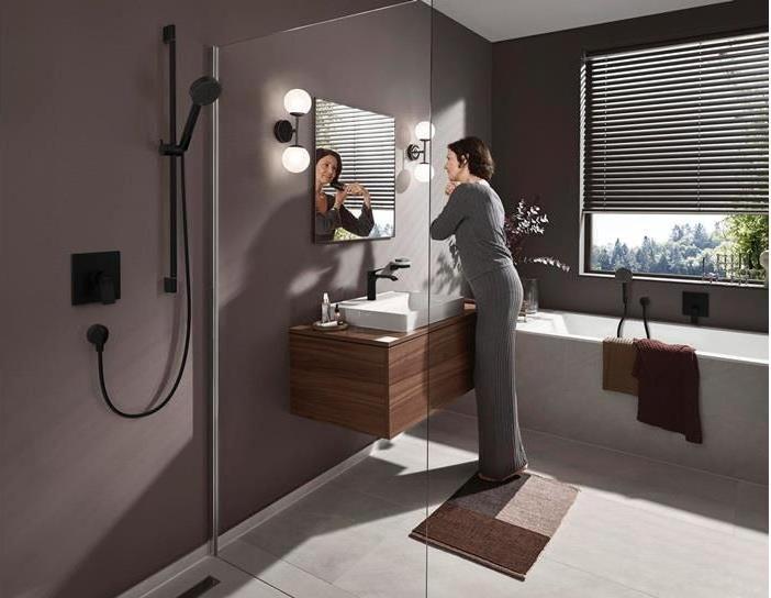 Productafbeelding hansgrohe Vivenis ééngreeps wastafelmengkraan 110 (mat zwart)