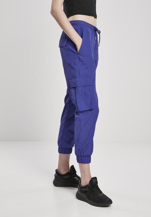 Produktbild Urban Classics Ladies High Waist Crinkle Nylon Cargo Pants (M)