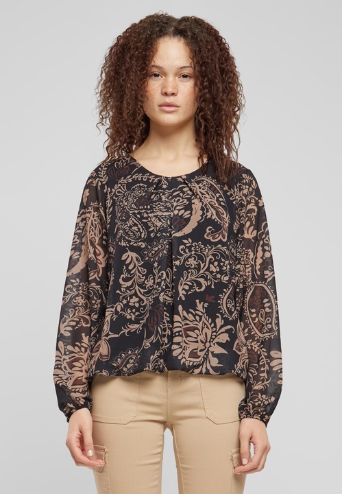 Immagine prodotto Cloud 5ive Cloud5ive camicetta da donna in chiffon con stampa di ornamenti - 131273 (XS)