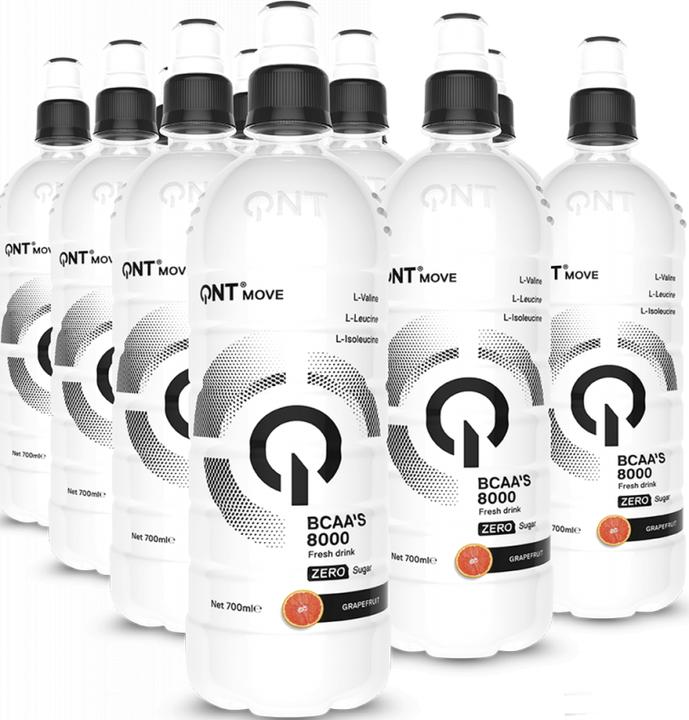 Actual product image QNT BCAA'S 8000 (Grapefruit, 12 x)