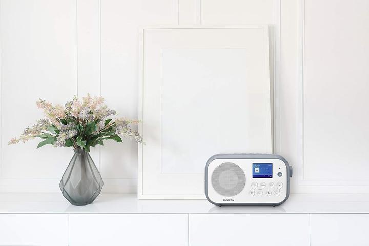 Actual product image Sangean DPR-42BT WHITE-GREY (DAB+, FM, Bluetooth)