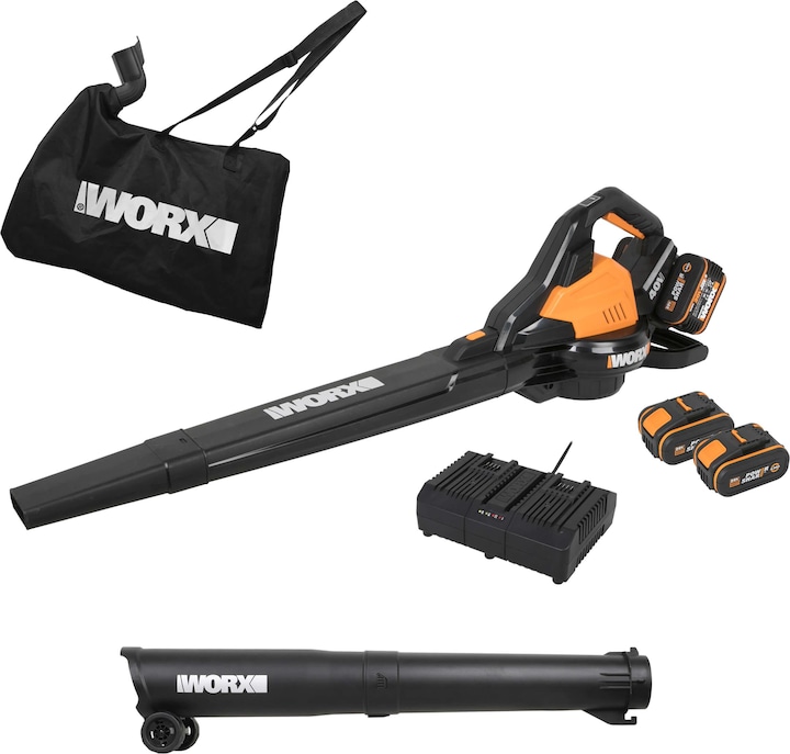 Worx WG583E.9 (Akkubetrieb, Laubbläser, Laubsauger, Laubsauger-& bläser)