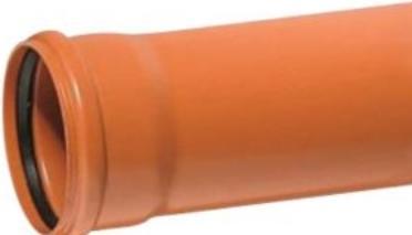 Produktbild Magnaplast KGEM pipe with a socket for external sewage system, foam core, class B 160mm 1m (22010)