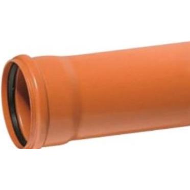 Magnaplast, Zubehör Sanitärinstallation, KGEM pipe with a socket for external sewage system, foam core, class B 160mm 1m...