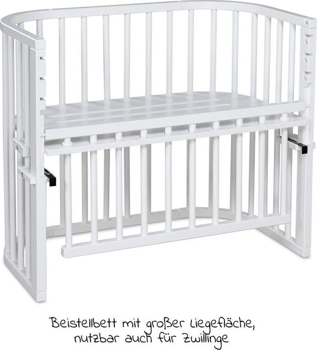 Actual product image Babybay Co-sleeper Maxi Comfort Plus - White lacquered
