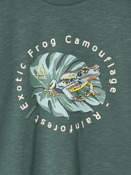 Produktbild Vertbaudet Jungen T-Shirt mit Naturmotiv, Recycling-Baumwolle (110)