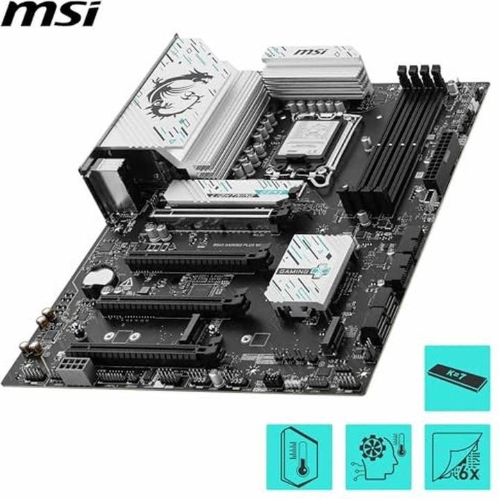 Produktbild MSI B860 GAMING PLUS WIFI (LGA 1851, Intel B860, ATX)