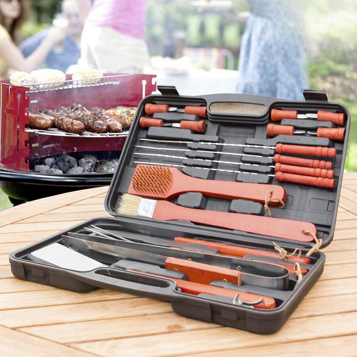 Produktbild InnovaGoods BBQ-Set, 18-teilig