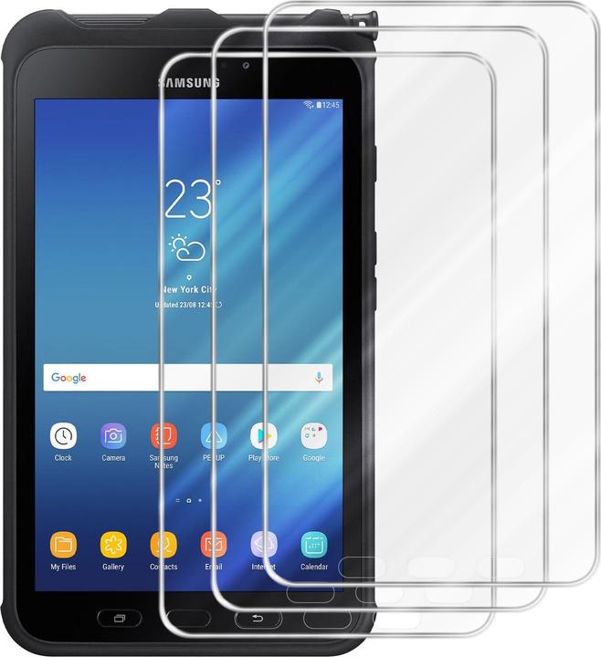Image du produit Cadorabo 3x Film de protection pour Samsung Galaxy Tab Active 3er Pack Tempered Tablet (3 pièce(s), Onglet Galaxy Active)