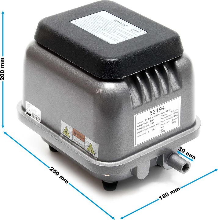 Actual product image SunSun HJB-120 electromagnetic air pump for aquarium and pond Oxygen Pump