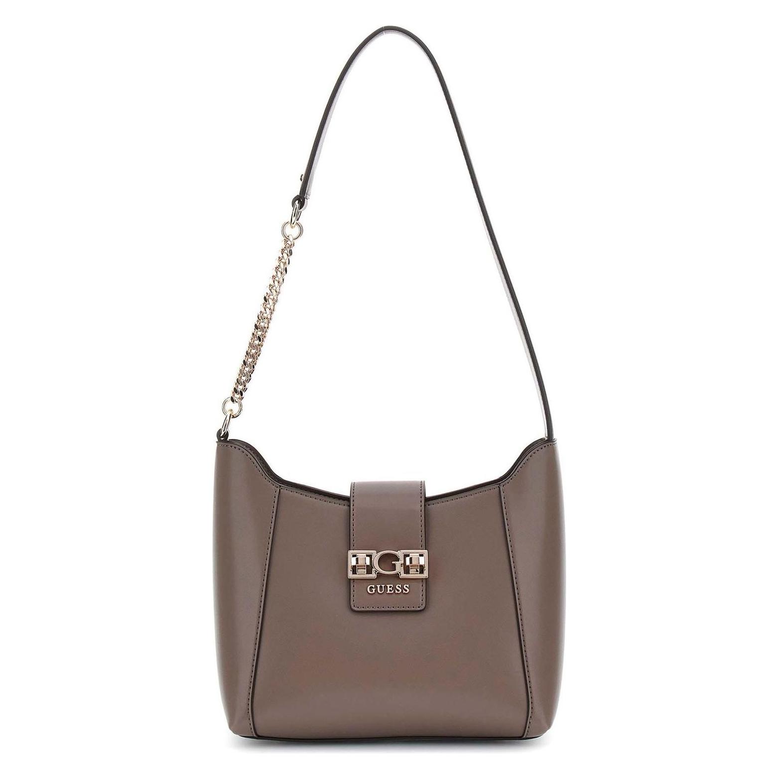Guess, Damen, Handtasche, Jane Hobo Bag, Braun