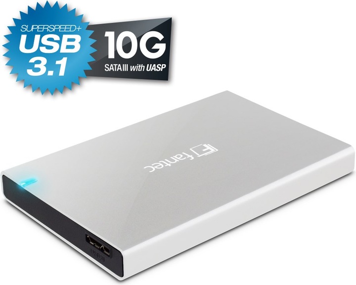 Produktbild Fantec ALU-25B31 SILVER (2.5")