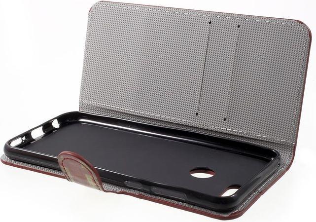 Produktbild MU Style Leder Bookcover Hülle mit Muster (Honor 7X)