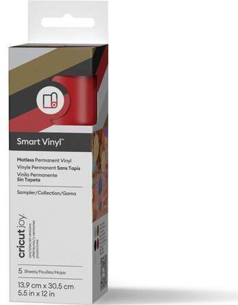 Produktbild Cricut Vinylfolie permanent 13,9 cm x 30,4 cm 5 St. farbsortiert