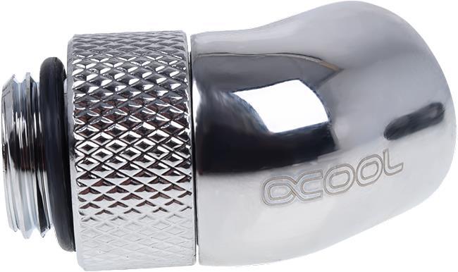 Produktbild Alphacool Eiszapfen Winkeladapter 45° drehbar G1/4 AG auf G1/4 IG