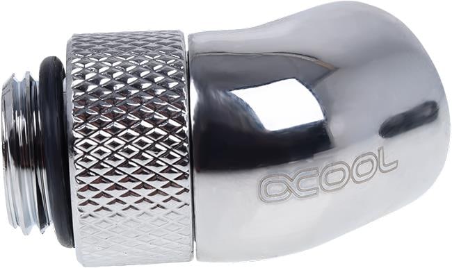 Produktbild Alphacool Eiszapfen Winkeladapter 45° drehbar G1/4 AG auf G1/4 IG