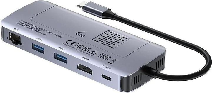 Produktbild Unitek AKTYWNY HUB USB-C 10GBPS M.2 HDMI PD 100W (USB-C, 5 Ports)