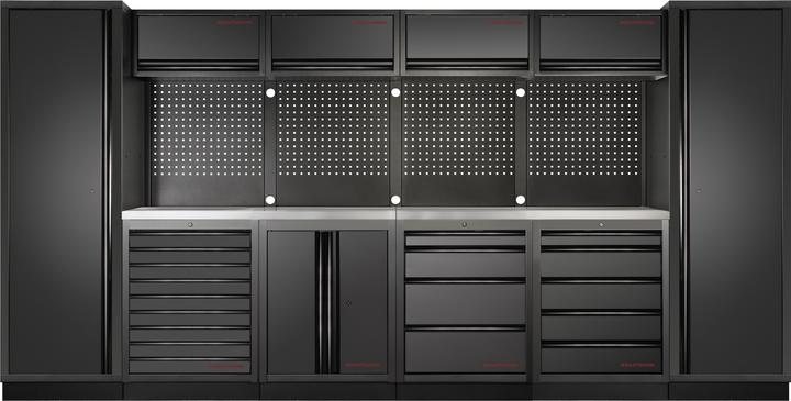 Actual product image Kraftwerk MOBILIO BLK Kombi Lochwand Edelstahl (392 cm, 200 cm)