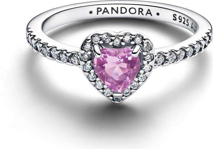 Produktbild Pandora Elevated Light Purple Heart Ring (54, 925 Silber)