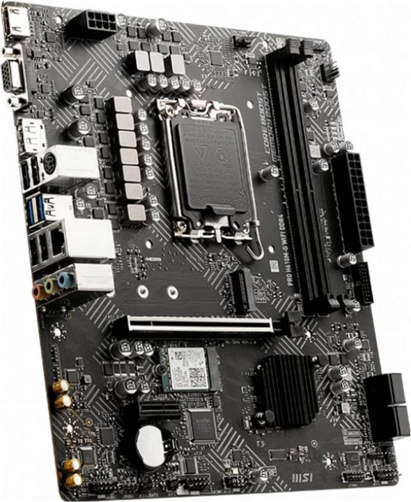Image du produit MSI PLACA BASE 1700 PRO H610M-G WIFI DDR4 (LGA 1700, Intel H610, Intel H610M, mATX)