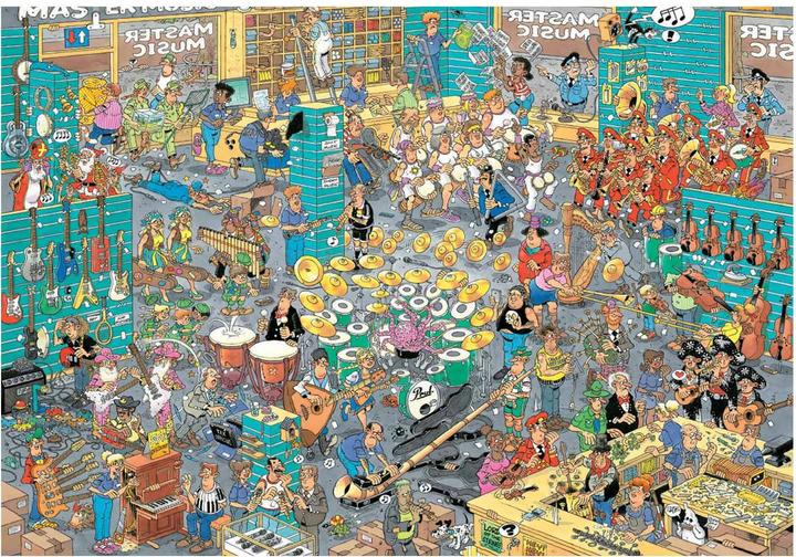 Produktbild Jumbo Jan van Haasteren - The Music Shop (5000 Teile)