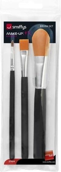 Actual product image Smiffys Set of 3 make up brushes