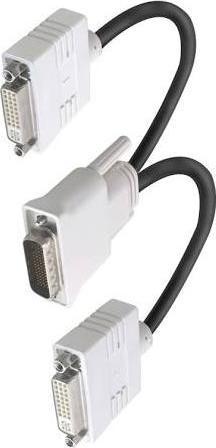 Produktbild Delock DMS-59 zu Dual DVI Kabel (DVI, 20 cm)