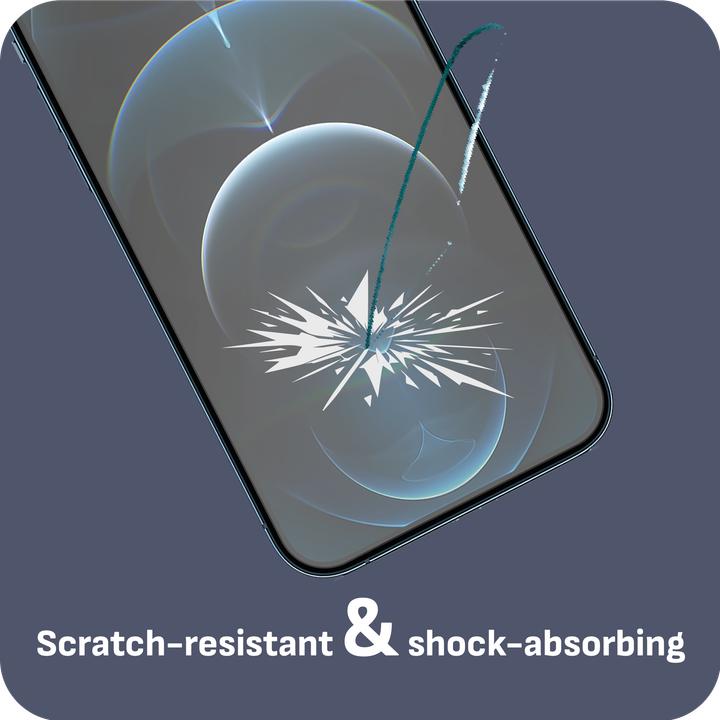 Produktbild Cazy Schutzglass Kompatibel mit iPhone 12/12 Pro Tempered Glass Hülle Kompatibel - 2 Stück (2 Stk., Apple iPhone 12, Apple iPhone 12 Pro)