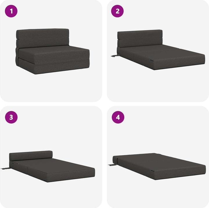 Produktbild vidaXL Klappsofabett