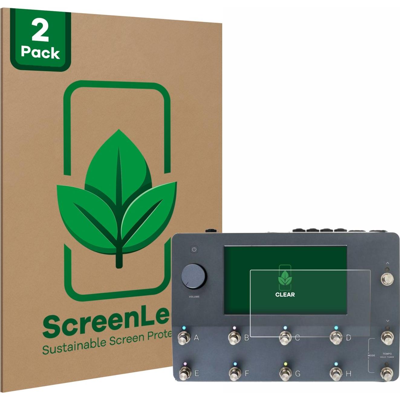 Thumbnail - ScreenLeaf Schutzfolie nachhaltiger Displayschutz Displayschutzfolie Folie Klar Transparent, Audio Zubehör, Transparent