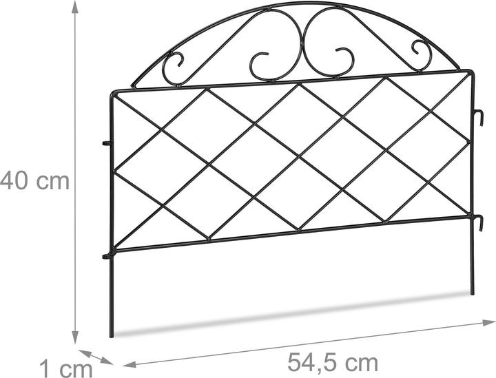 Productafbeelding Relaxdays 6x bedhek (1 cm)