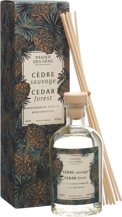 Actual product image Panier des Sens Reed Diffuser ( Cedar Forest ) - Aroma Diffuser - 245ml (245 ml)