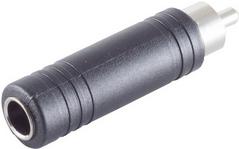 Actual product image Shiverpeaks ®-BASIC-S--Adapter, RCA plug to jack coupling mono 6.3mm
