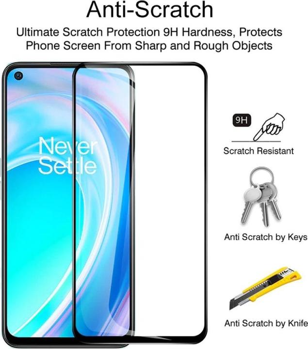 Immagine prodotto Screenguard OnePlus North CE 2 Lite 5G Pellicola di vetro protettiva a schermo intero 2.5D 9H (1 Pezzo/i, OnePlus Nord CE 2 Lite 5G)