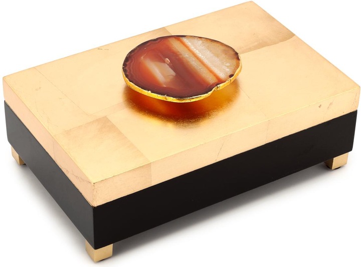 Produktbild Abhika Krizia Lack Schwarz/gold B: 25 cm (25 x 16 cm)