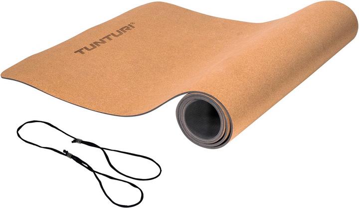 Actual product image Tunturi Kork TPE Yoga Matte Eco Friendly (4 mm)