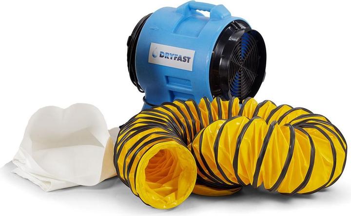 Produktbild Dryfast DAF3000LSAU/5 Axialventilator + 1 Staubbeutel + 1 Lufttransportschlauch 5 m (65 dB)