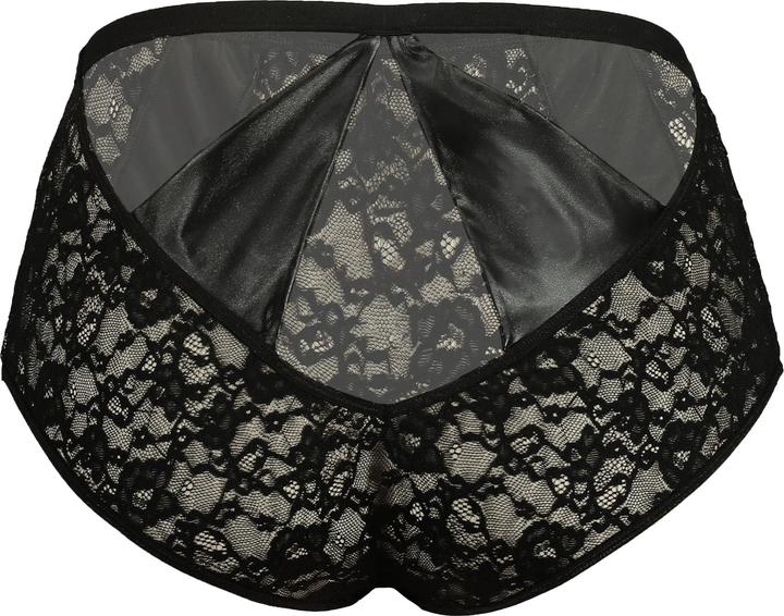 Immagine prodotto Ulla Popken Taillenslip, Ouvert, Spitze, Wetlook Einsätze, transparent (50, 52)