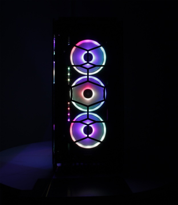 Produktbild Mifcom Spectrum RTX2080Ti Core i9 Ultimate (Intel Core i9-9900K, 32 GB, 1000 GB, GeForce RTX 2080 Ti)
