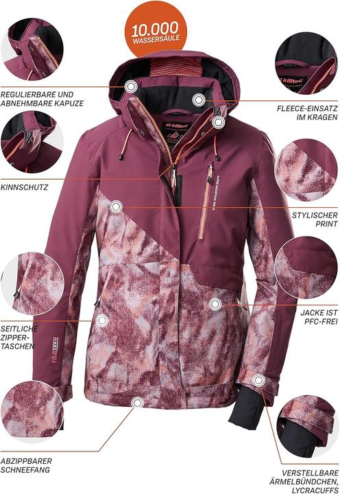 Immagine prodotto Killtec Giacca da sci con cappuccio staccabile (36)