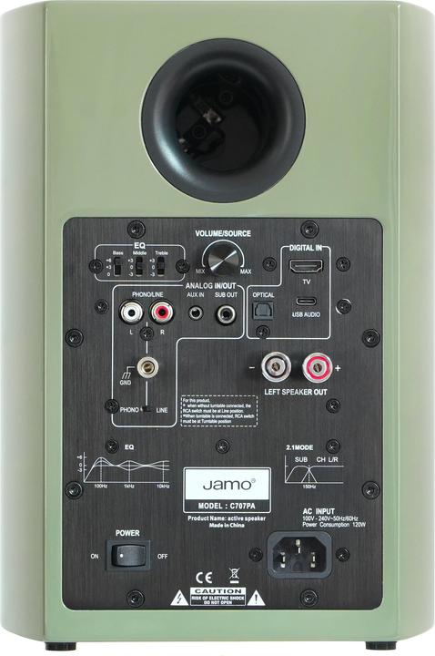 Actual product image Jamo C707PA MKII (1 pair, 65 W)
